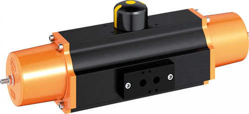 Attuatore per valvola pneumatico - EB-SYS - EBRO ARMATUREN Gebr. Bröer GmbH - rotativo / con meccanismo a glifo / a effetto semplice