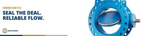 Valvola a farfalla - WS112 - EBRO ARMATUREN Gebr. Bröer GmbH - per acqua / per acqua di mare / per acque reflue