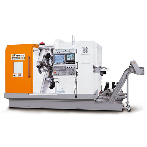 Centro di tornitura-fresatura CNC - Vturn-Q200 series - VICTOR - orizzontale / 3 assi