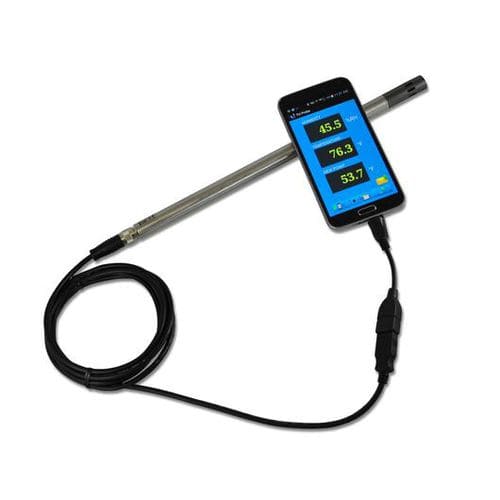 Sonda di temperatura e di umidità da incasso - 6184-010 - MONARCH INSTRUMENT - USB / in acciaio inossidabile