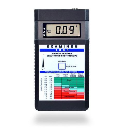 Vibrometro per monitoraggio di macchina - Examiner 1000 - MONARCH INSTRUMENT - FFT / con stetoscopio elettronico