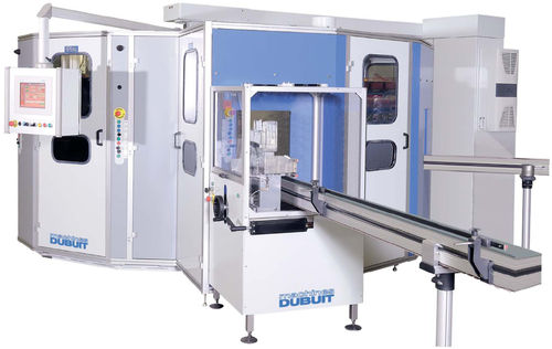 Macchina serigrafica servocomandata - max. 4 200 p/h | 912/14-P - MACHINES DUBUIT S.A.S.  - a 5 colori / per bottiglie di plastica / in piano