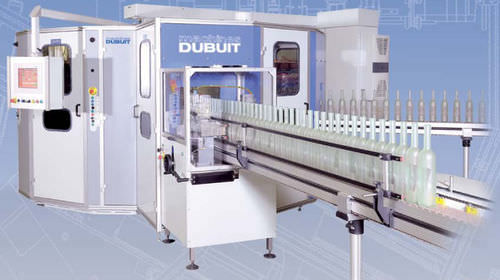 Macchina serigrafica servocomandata - max. 4 000 p/h | 912/7-G - MACHINES DUBUIT S.A.S.  - a 4 colori / per bottiglie in vetro