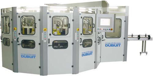 Macchina serigrafica servocomandata - max. 4 000 p/h | 982/12-G - MACHINES DUBUIT S.A.S.  - a 9 colori / per bottiglie di plastica