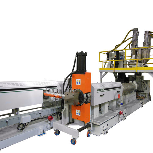 Linea di estrusione monostrato - Polystyrene (PS) Foam Extrusion Line - Macro Engineering & Technology Inc. - di lastre / per polistirolo / per PSE