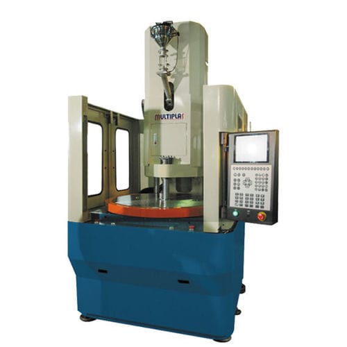 Pressa ad iniezione verticale - V3E-R-55T - Multiplas Enginery Co., Ltd. - elettrica / a ciclo rapido