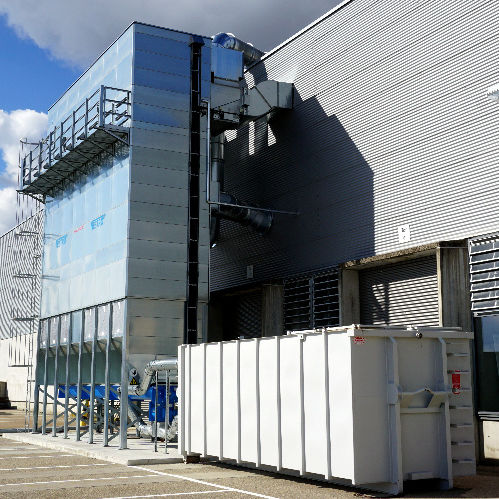 Unità di filtrazione a gravità - 7/4 - NESTRO Lufttechnik GmbH - ad aria / a lavaggio controcorrente