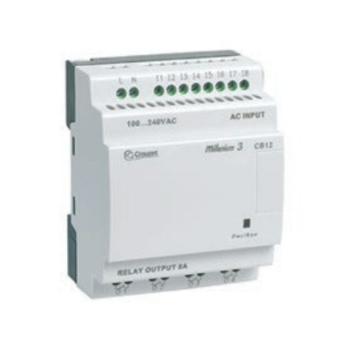 PLC compatto - CB12  - Crouzet - ingressi analogici / uscite relè / modulare
