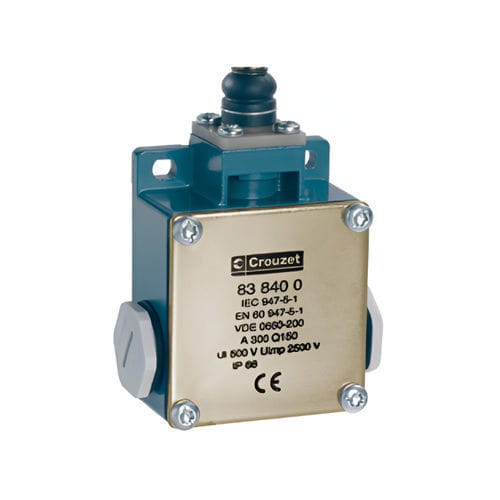 Contatto di fine corsa regolabile - 8383 series - Crouzet - rotativo / per attuatore lineare / IP66