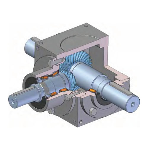 Rinvio angolare con coppia spiroconica - BG series - SNT - ad assi ortogonali / in acciaio