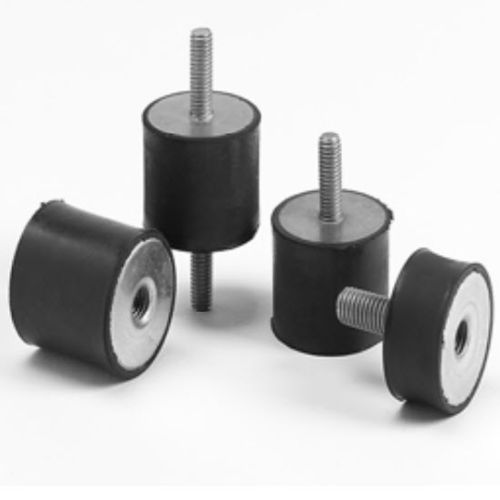 Supporto antivibrazione cilindrico - EC series - CEF POLYMERES - in acciaio / in acciaio inossidabile / in elastomero