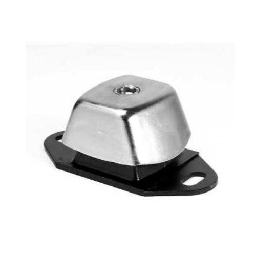 Supporto antivibrazione rettangolare - EM series - CEF POLYMERES - in elastomero / marino / con piastre
