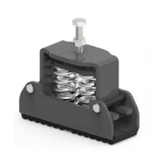Supporto antivibrazione cilindrico - VRR series - CEF POLYMERES - in metallo / per piedi / ammortizzatore a molla