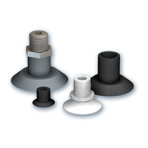 Ventosa arrotondata - VPA series - COVAL - piatta / in silicone / in gomma