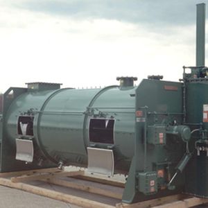 Miscelatore a vomere - B & P Process Equipment - orizzontale / di portata in continuo / per liquidi