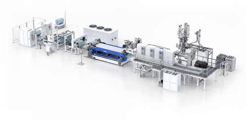 Linea di estrusione multistrato - CellProtect - Breyer GmbH Maschinenfabrik - monostrato / film cast / per EVA