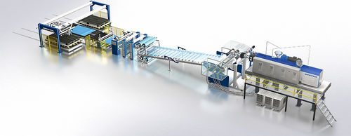 Linea di estrusione monostrato - Breyer GmbH Maschinenfabrik - per pannelli / per PET / per PC