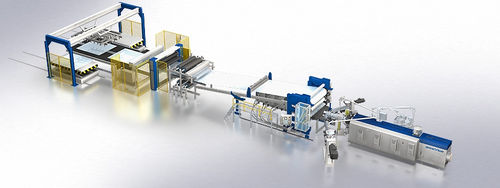 Linea di estrusione multistrato - Breyer GmbH Maschinenfabrik - per imballaggio termoformato / di lastre / per PP