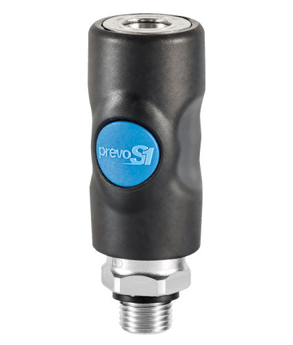Raccordo per aria compressa - PREVO S1 : ISI 061151 - ISI 061152 - ISI 061153 - Prevost - push-to-lock / ISO / antistatico