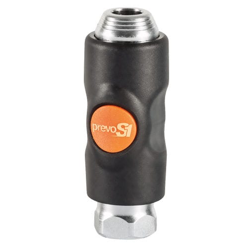 Raccordo pneumatico - BSI 06110 series - Prevost - filettato / push-to-lock / in composito