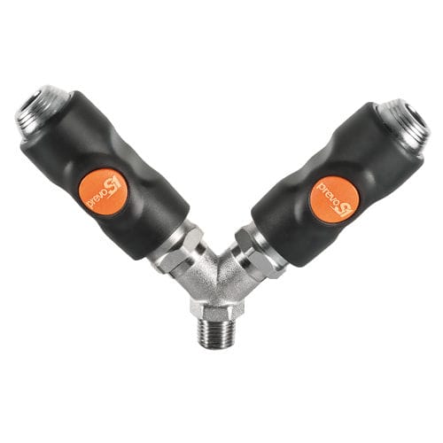 Raccordo pneumatico - BSI 06815 series - Prevost - filettato / push-to-lock / a Y