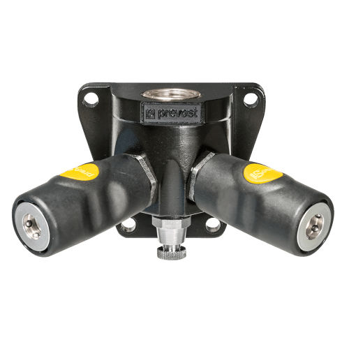 Raccordo pneumatico - ASI 06810xWK series - Prevost - filettato / push-to-lock / a Y