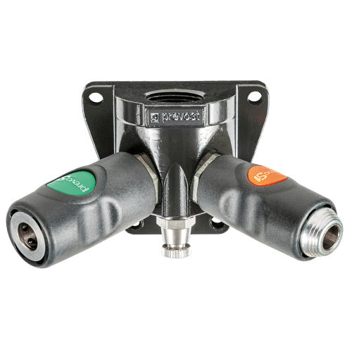 Raccordo pneumatico - ESI 078104WKB6 - Prevost - filettato / push-to-lock / a Y