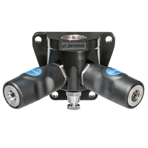 Raccordo pneumatico - ISI 068103WF - Prevost - push-to-lock / a Y / in lega d'alluminio