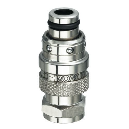 Raccordo pneumatico - CPI 086101 - Prevost - filettato / push-in / in ottone nichelato