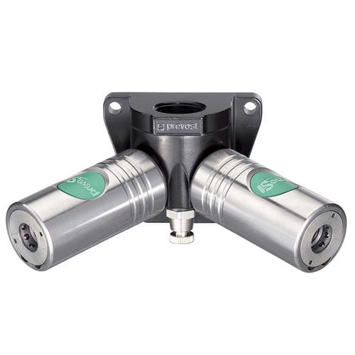 Raccordo pneumatico - ESI 118104WK - Prevost - push-to-lock / a Y / con montaggio a parete