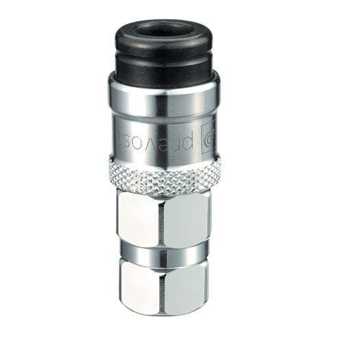 Raccordo pneumatico - BAC 071101 - Prevost - filettato / rapido / in ottone cromato