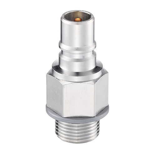 Adattatore idraulico industriale - PREOL 06715 series - Prevost - filettato maschio / in acciaio inossidabile / in ottone