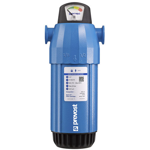 Filtro per aria compressa - MFM - MFS - MFC series - Prevost - a cartuccia / a carboni attivi / senza silicone