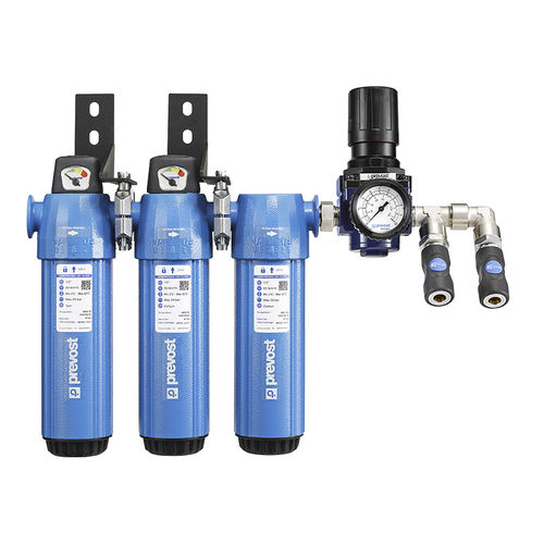 Unità di filtrazione a cartuccia - MSR - MSCR series - Prevost - per aria compressa / ad alte prestazioni