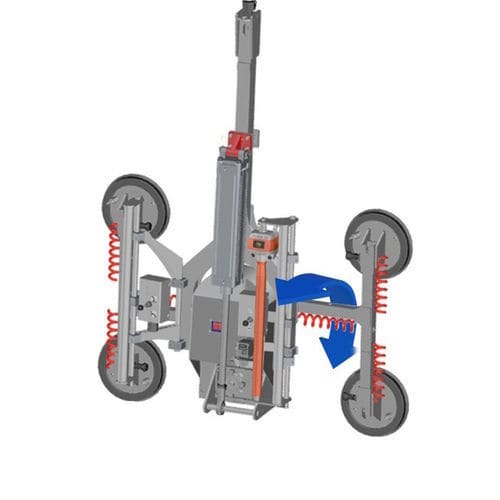 Bilanciatore di carico a bilico - P series - SAPELEM - ad uso industriale / per lastra di vetro / elettrico