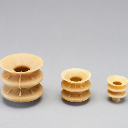 Ventosa a soffietto - 84 series - SAPELEM - in silicone / 50 shore A / per l'industria agroalimentare