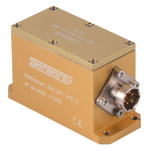 Inclinometro 1 asse - SX41200 series - SENSOREX MEGGITT - con uscita in corrente / meccanico / ottico