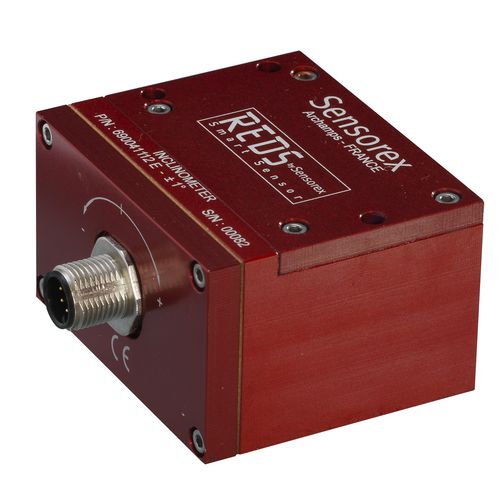 Accelerometro asse singolo - SX41800 series - SENSOREX MEGGITT - di basse frequenze / con elettronica integrata / industriale