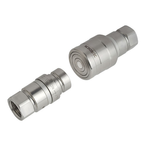 Raccordo pneumatico - NCB - Stäubli Fluid Connectors - rapido / in acciaio inossidabile / per applicazioni chimiche