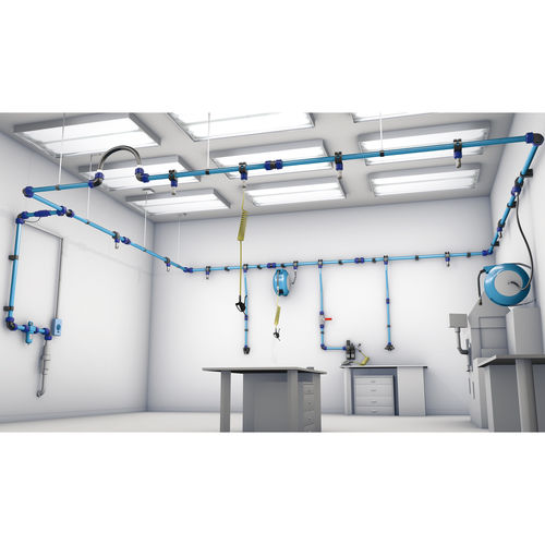 Sistema di tubi in alluminio - AML - Stäubli Fluid Connectors - per aria compressa / modulare