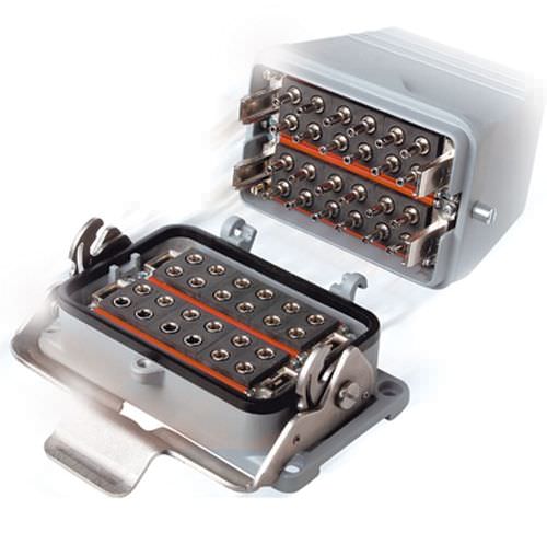Connettore ibrido - CombiTac  - Stäubli Fluid Connectors - in fibra ottica / rettangolare / con blocco