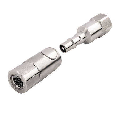 Raccordo pneumatico - RBL - Stäubli Fluid Connectors - rapido / in acciaio inossidabile / ad alta pressione