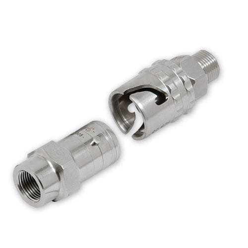 Raccordo pneumatico - HCB - Stäubli Fluid Connectors - rapido / in acciaio inossidabile / resistente alle vibrazioni