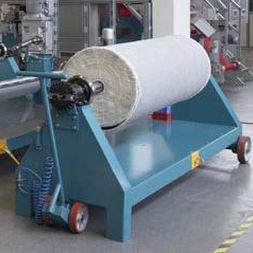Avvolgitrice per tessuti - Coatema Coating Machinery GmbH - a torretta