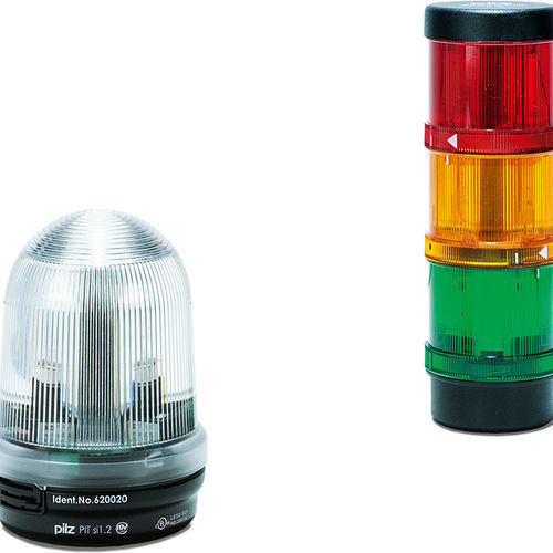 Segnalatore luminoso flash - PITsign - PILZ - di avvertimento / LED / DC