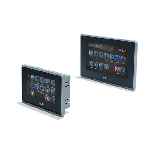 Terminale HMI con touch screen - PMI series - PILZ - ad incastro / RISC / IP65