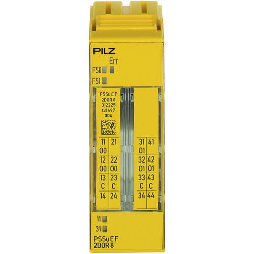 Modulo I/O digitale - PSSu E F 2DOR 8 - PILZ - a 2 O / di sicurezza / a relè