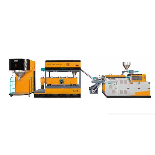 Estrusore bivite controrotante - CK-55DT - Cheng Yieu Development Machinery Co., Ltd. - da compounding / per PVC