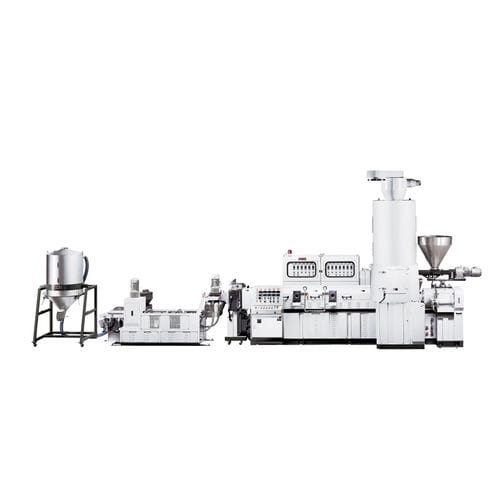 Linea di estrusione con raffreddamento ad acqua - CK-SF100 - Cheng Yieu Development Machinery Co., Ltd. - ad alto rendimento / per granulazione / per PP