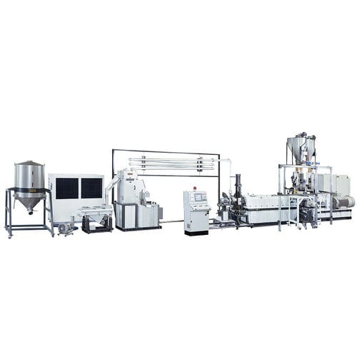 Estrusore con granulazione a immersione - CK-70HT - Cheng Yieu Development Machinery Co., Ltd. - bivite co-rotante / da compounding / per PP